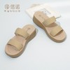 信诺轻便厚底外穿凉拖鞋女2024新款夏季舒适轻便真皮妈妈拖鞋外出L950-7 商品缩略图8