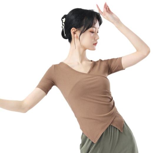 交叉V领简约修身显瘦形体舞蹈服练功服 商品图3