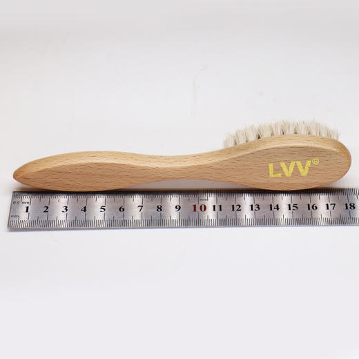 LVV上油刷榉木马毛刷实木手柄刷清洁刷鞋刷打蜡刷子 商品图5