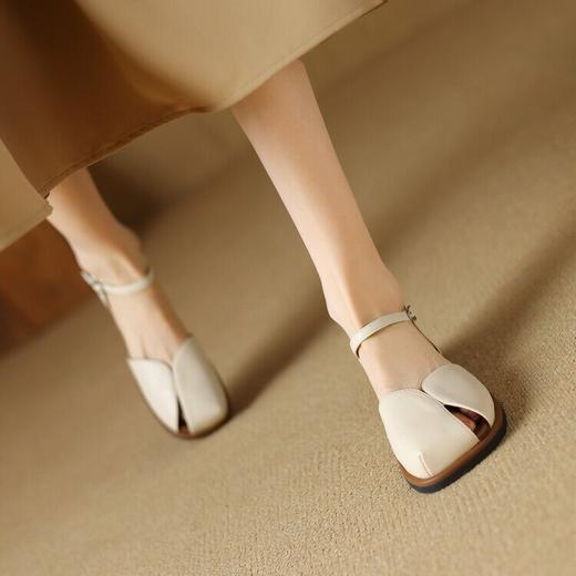 【预售5天】森系复古仙女风，休闲平底罗马鞋包头凉鞋HCYYHD&5284 商品图2