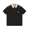 男士 2024夏季新款 复古双G刺绣标 经典红绿条纹织带 短袖POLO衫 Z-11612 商品缩略图11