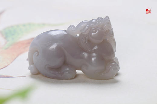 和田烟紫玉【貔貅】摆件 商品图4