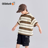 【120-165】【可可鸭】儿童条纹T恤男童透气短袖上衣 商品缩略图9