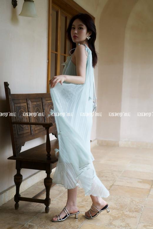 【门店同款】ENJOY夏季浪漫-羽毛花朵压褶吊带裙 157312432 商品图11