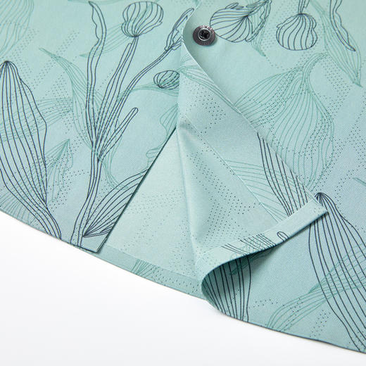 【沙滩风】罗蒙男士植物满印速干衬衫男短袖男夏季薄款冰丝男衬衫 商品图7