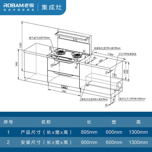 老板/集成灶/JJZT-9YX03 商品图4