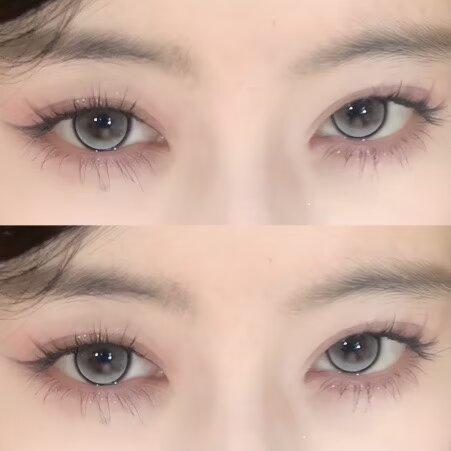 mimipark 半年抛 黛莉的猫&粉黛的河 14.2mm 美瞳两片装 细闪冰晶玻璃珠 商品图4