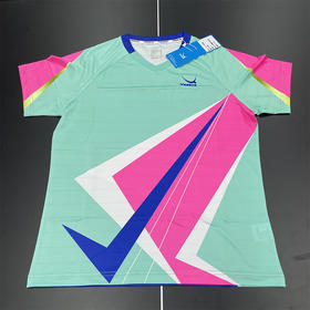 亚萨卡Yasaka SJ-T-11 乒乓球服 运动T恤 运动上衣 运动短袖 湖绿色