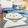 【3D透气支撑，像小冰块一样凉的秘密！】凉感冰丝 遇见清爽 舒适可爱卡通冰丝凉席三件套 可水洗儿童空调席软席 夏季凉感宿舍凉席！-QQ 商品缩略图0