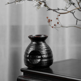 【特价】罗纹天目小花插酒器陶瓷酒瓶小酒壶复古酒具分酒器酒杯花器