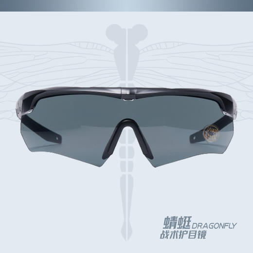 【防弹防爆 轻质镜身】蜻蜓D3护目镜套装 商品图1