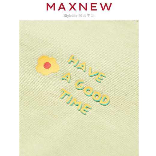 【T恤】小童薄荷冰棉印花图案T恤 1N2351217 商品图3