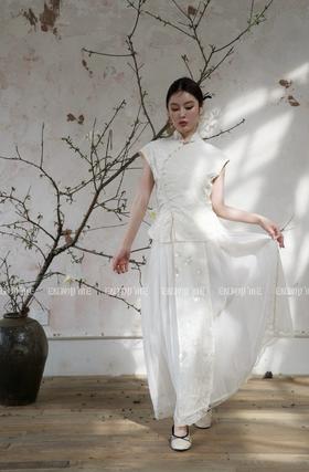 【门店同款】ENJOY春季云敛-曼妙春纱中式半裙 157095415