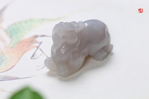 和田烟紫玉【貔貅】摆件 商品图3