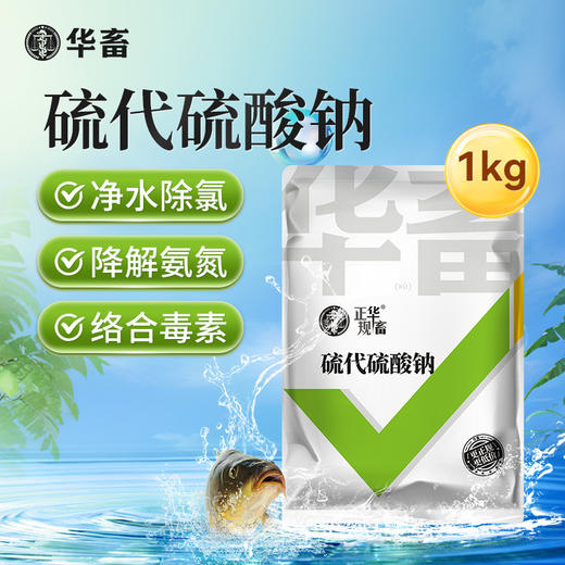 华畜大苏打除氯剂硫代硫酸钠水产养殖水质净化解毒安定剂调水净水 商品图1