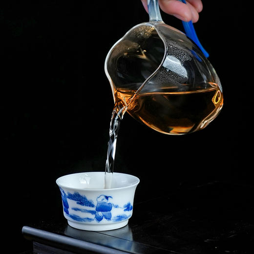 【特价】童戏小雅杯茶杯青花单杯 陶瓷茶杯主人杯单个装茶杯品茗杯 商品图4