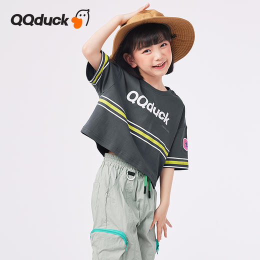 【120-160】【可可鸭】女童短袖T恤纯棉夏季半袖t恤 商品图6