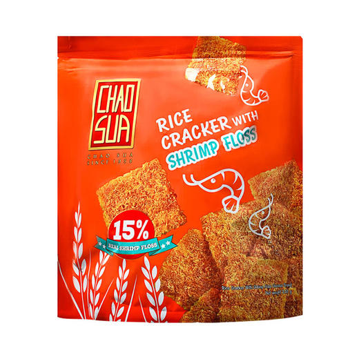 MM 山姆 座山 泰国进口 虾肉松大米脆（膨化食品）240g 商品图0