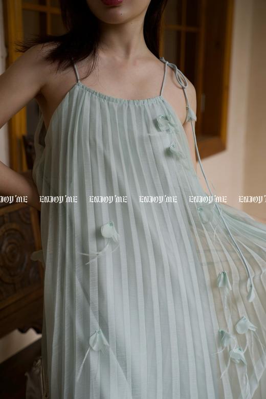 【门店同款】ENJOY夏季浪漫-羽毛花朵压褶吊带裙 157312432 商品图12