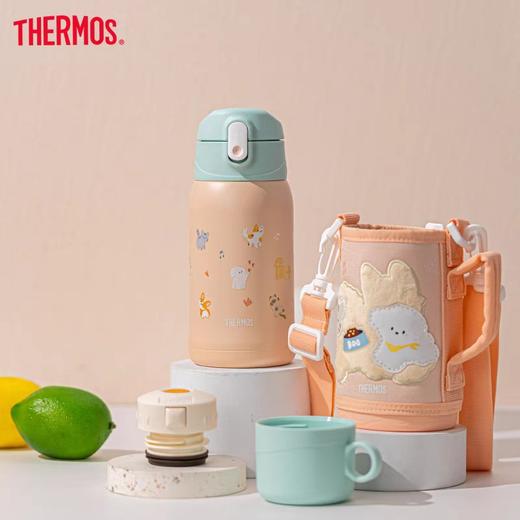 膳魔师高真空儿童双盖保温壶  粉色550ml  580ml 商品图0