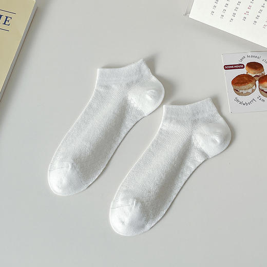 【YW】无忧购（25元/5双，39元/10双）韩系温柔小清新糖果色薄款网眼透气短袜8088（截单后7天发货)25年清仓捡漏 商品图6