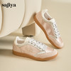 Safiya/索菲娅2024新款中式国风刺绣缎面软底休闲百搭德训鞋 SF43112402 商品缩略图8