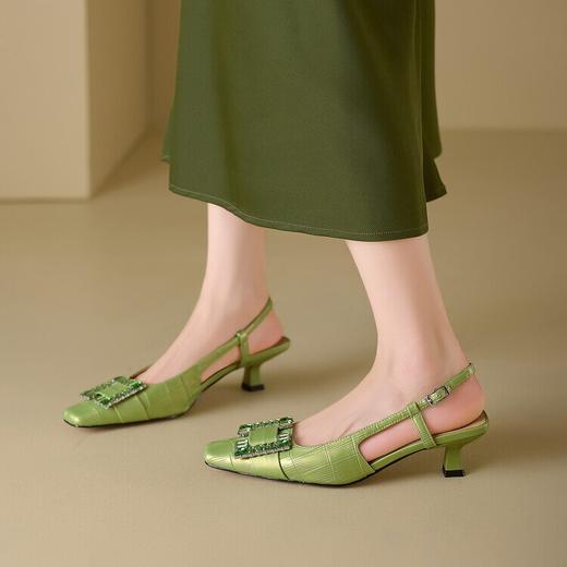 【预售5天】法式玛丽珍，低跟仙女风包头凉鞋MBJR&802 商品图2