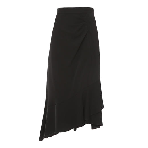 EITIE爱特爱夏季新款时尚通勤不规则下摆修身高腰半身裙女裙7406110 商品图5