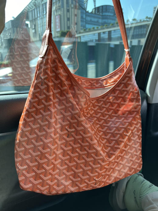 418-5 假期出行 完美首选 狗牙 hobo 单肩包  新色果汁橘 商品图2