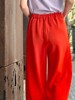 TYNVIE 后松紧腰阔腿裤-亮橘 商品缩略图13