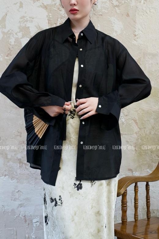 【门店同款】ENJOY夏季云敛-梅泠清冷感吊带裙 157301581 商品图3