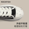 Rockfish 755防泼水百搭轻便休闲低帮增高圆头厚底松糕帆布鞋 商品缩略图6