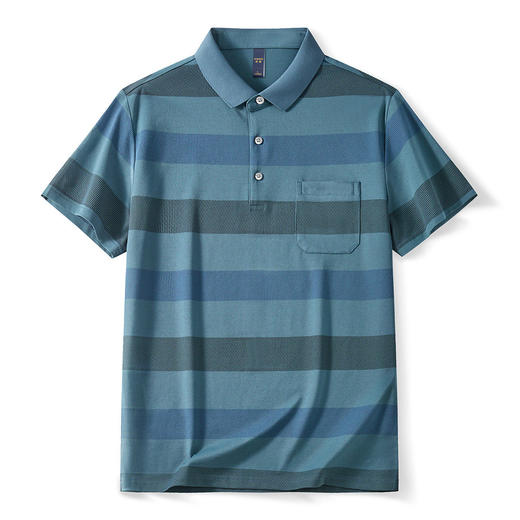 【透气吸汗】罗蒙男士口袋款商务polo衫男短袖男夏季薄款t恤男短袖 商品图2