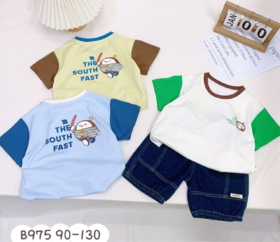 2024夏星星果B975男小童短袖T