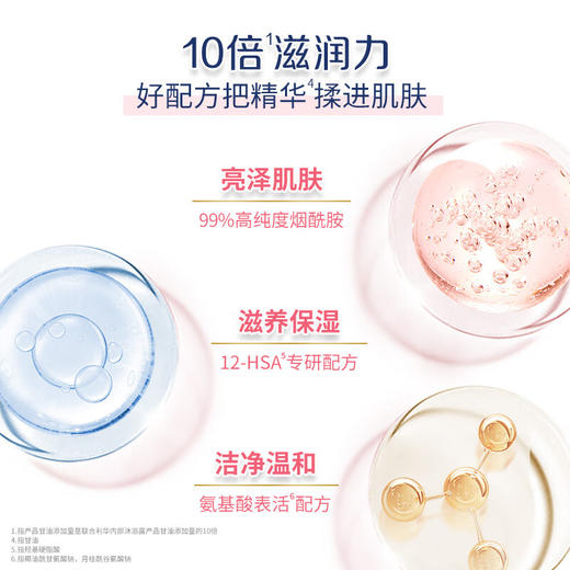 多芬(DOVE)深层营润沐浴泡泡400ml 神经酰胺加温和氨基酸 肌肤水嫩透亮持久留香 商品图4
