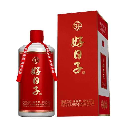53度贵州好日子酒纯粮酿造酱香型白酒500ml 商品图1