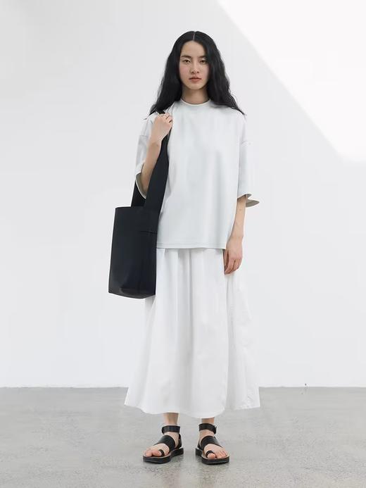 步履不停/4A41090C/通勤休闲A字百褶裙半身裙 商品图1