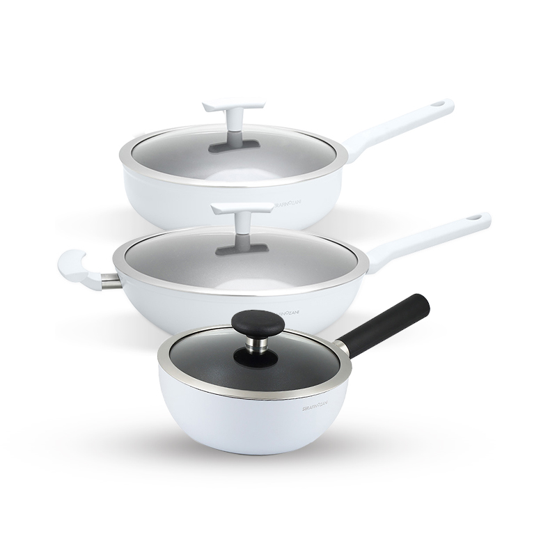 意大利尚尼 | 独有IHC智能恒温技术‼️不沾不焦不糊少油烟❗️秝客Pro系列深煎锅 炒锅 本位锅