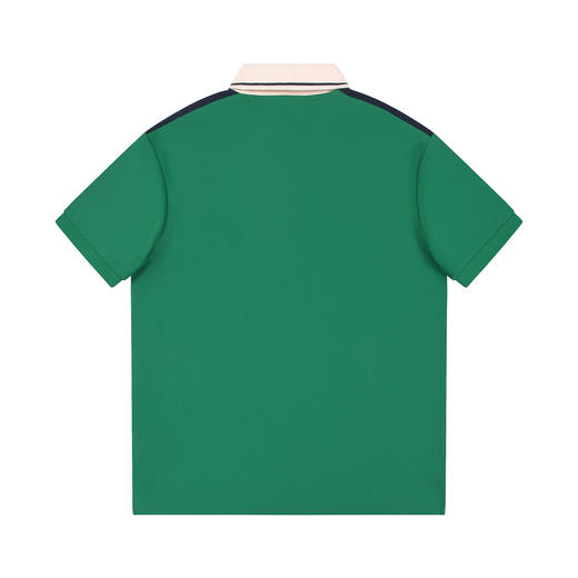 男士 2024夏季新款 复古双G刺绣标 经典红绿条纹织带 短袖POLO衫 Z-11612 商品图9