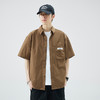 夏季衬衫男宽松透气短袖衬衣外穿男生薄款休闲上衣服   AY-D1109【AY-1109】 商品缩略图0