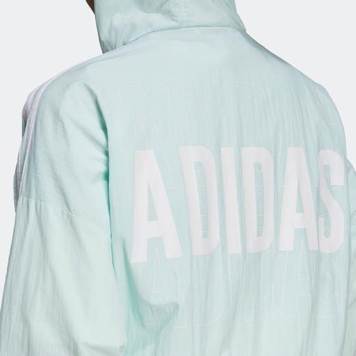 5折【自营】adidas/阿迪达斯  防风运动连帽梭织女子外套 HC9158 商品图2