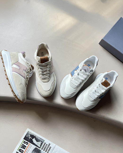 现货 THS 4.20-限时 霍根 H601系列 H641系列 咱家明星牌 轻便好穿运动鞋 7色 BZ1168 商品图9