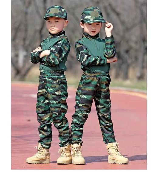【儿童战术蛙服】儿童战术蛙服作训服男女童套装特种兵军训夏令营亲子户外拓展hgz 商品图4
