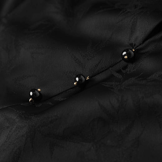 新中式提花旗袍改良复古，白月光清冷风显瘦连衣裙WLZD- 2413202 商品图3