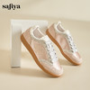 Safiya/索菲娅2024新款中式国风刺绣缎面软底休闲百搭德训鞋 SF43112402 商品缩略图7