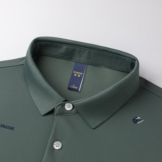 【空调凉感】罗蒙男士休闲商务polo衫男夏季薄款冰丝t恤男短袖 商品图5