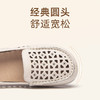信诺 真皮舒适女鞋 2024新款夏季镂空凉鞋中老年软底平底妈妈皮鞋24C1980-09 商品缩略图2