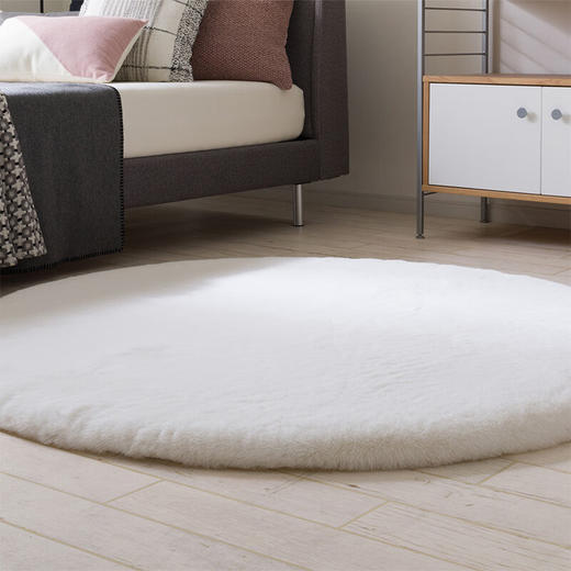 兔毛绒地毯SP 130R 米白色 商品图2