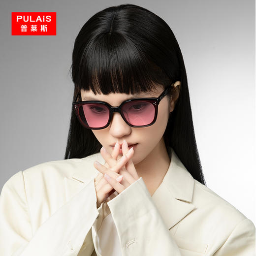 普莱斯新款太阳镜PBS24014A 高调时髦抢镜 优质板材镜框 TAC镜片 修颜宽边镜腿 男女同款不挑脸型  四色可选 商品图1