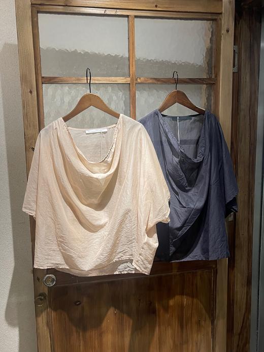 elsa esturgie 宽松带皱褶T恤上衣 商品图8